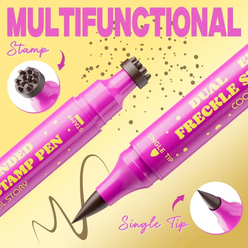 💜BUY 1 GET 1 FREE💜2-in-1 Waterproof Freckle Stamp & Eyeliner