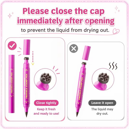 💜BUY 1 GET 1 FREE💜2-in-1 Waterproof Freckle Stamp & Eyeliner